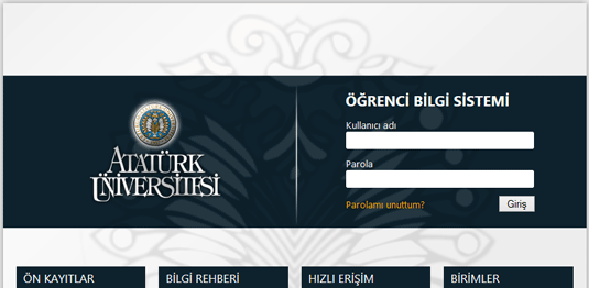 Ataturk Universitesi Obs Giris Oidb