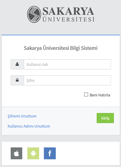 sakarya universitesi obis giris oidb